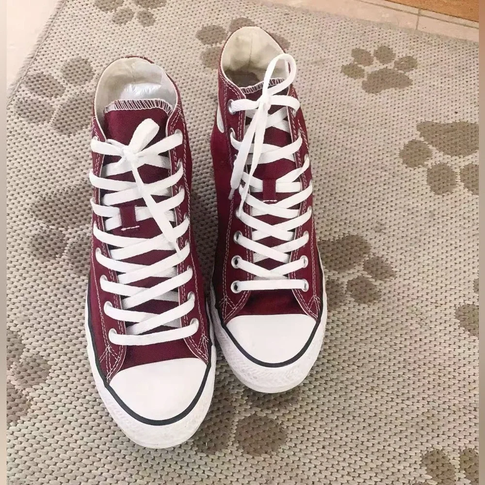 CONVERSE Chuck Taylor All Star HI Men‎ 9  Women 11 Pro Mid Cherry Vision/White